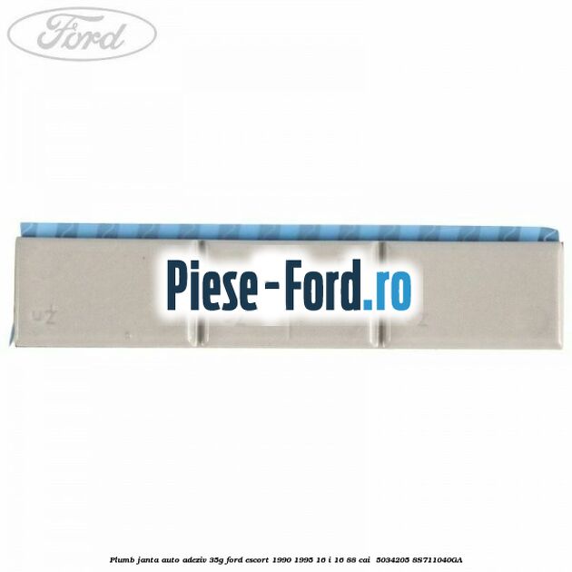 Plumb janta auto-adeziv, 35G Ford Escort 1990-1995 1.6 i 16 88 cai #FD01298E16