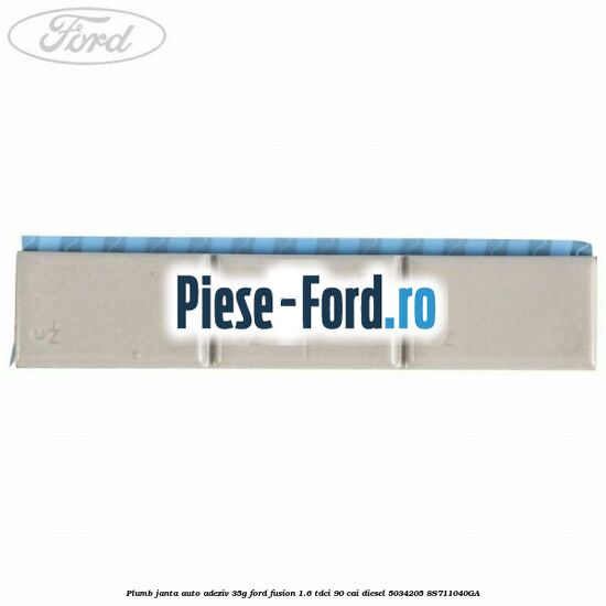 Plumb janta auto-adeziv, 35G Ford Fusion 1.6 TDCi 90 cai diesel