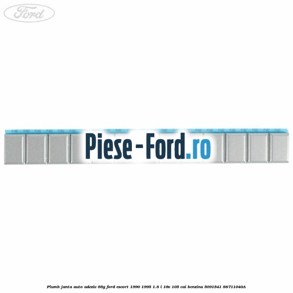 Plumb janta auto-adeziv, 65G Ford Escort 1990-1995 1.8 i 16V 105 cai benzina #A3AFA11488