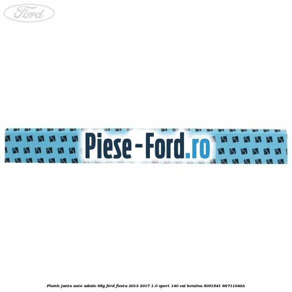 Plumb janta auto-adeziv, 65G Ford Fiesta 2013-2017 1.0 Sport 140 cai benzina #4C40FEDF00