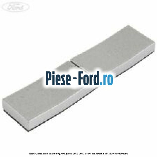 Plumb janta auto-adeziv, 80G Ford Fiesta 2013-2017 1.4 97 cai #BD37206A0F