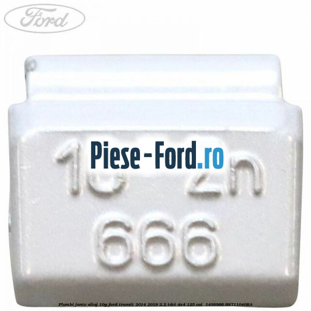 Plumbi jante aliaj, 10g Ford Transit 2014-2018 2.2 TDCi 4x4 125 cai  #CE6AF9BB35