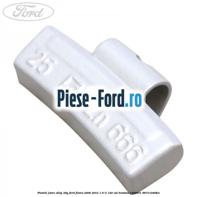 Plumbi jante aliaj, 20g Ford Fiesta 2008-2012 1.6 Ti 120 cai benzina