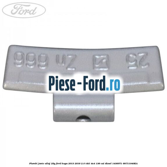 Plumbi jante aliaj, 25g Ford Kuga 2013-2016 2.0 TDCi 4x4 136 cai diesel #89D0B8CDEC