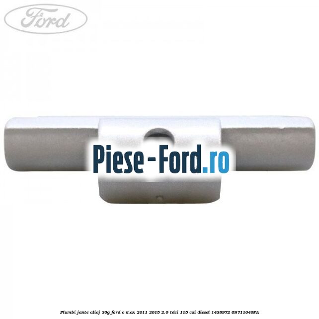 Plumbi jante aliaj, 25g Ford C-Max 2011-2015 2.0 TDCi 115 cai diesel