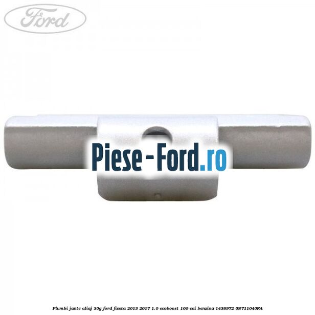 Plumbi jante aliaj, 25g Ford Fiesta 2013-2017 1.0 EcoBoost 100 cai benzina