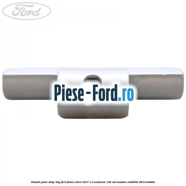 Plumbi jante aliaj, 25g Ford Fiesta 2013-2017 1.0 EcoBoost 125 cai benzina