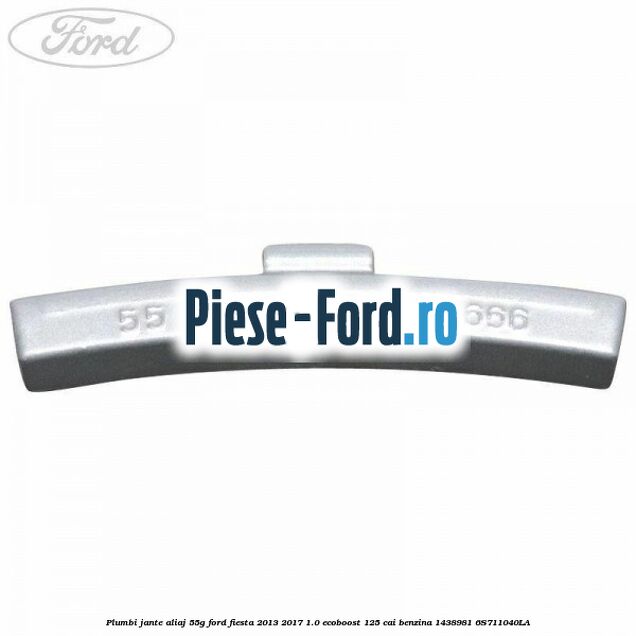 Plumbi jante aliaj, 50g Ford Fiesta 2013-2017 1.0 EcoBoost 125 cai benzina