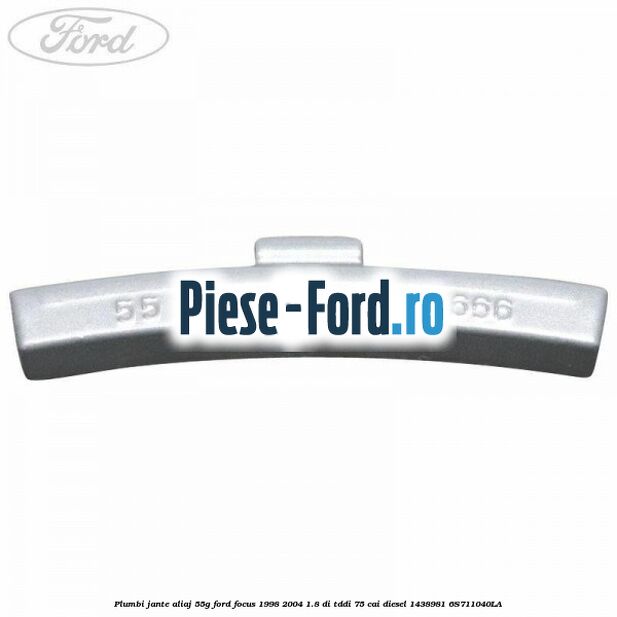 Plumbi jante aliaj, 50g Ford Focus 1998-2004 1.8 DI/TDDi 75 cai diesel