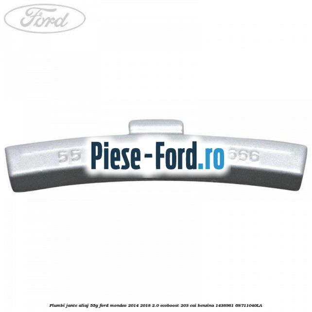 Plumbi jante aliaj, 55g Ford Mondeo 2014-2018 2.0 EcoBoost 203 cai benzina #BAC5267B89