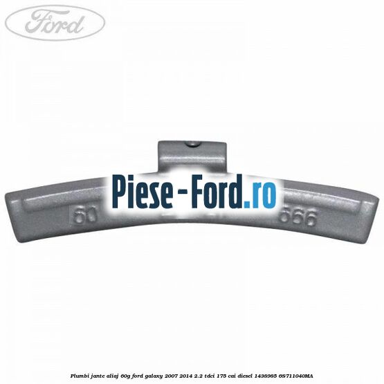Plumbi jante aliaj, 60g Ford Galaxy 2007-2014 2.2 TDCi 175 cai diesel