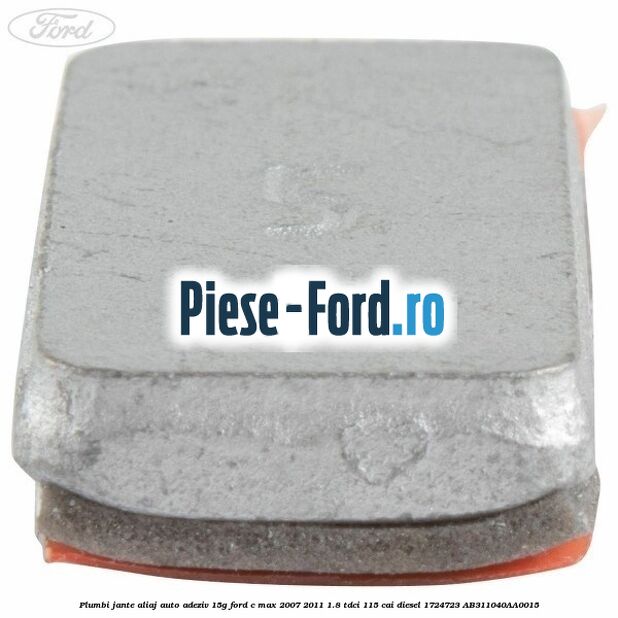 Plumbi jante aliaj auto-adeziv, 15g Ford C-Max 2007-2011 1.8 TDCi 115 cai diesel #C4A4728E1D