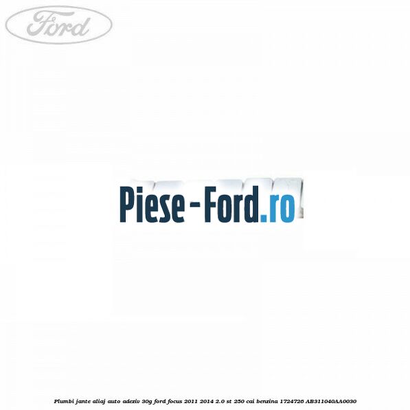 Plumbi jante aliaj auto-adeziv, 30g Ford Focus 2011-2014 2.0 ST 250 cai benzina