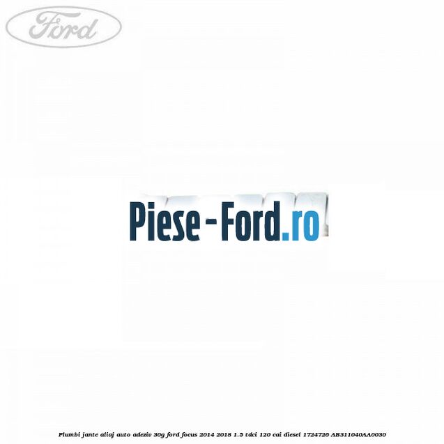 Plumbi jante aliaj auto-adeziv, 25g Ford Focus 2014-2018 1.5 TDCi 120 cai diesel