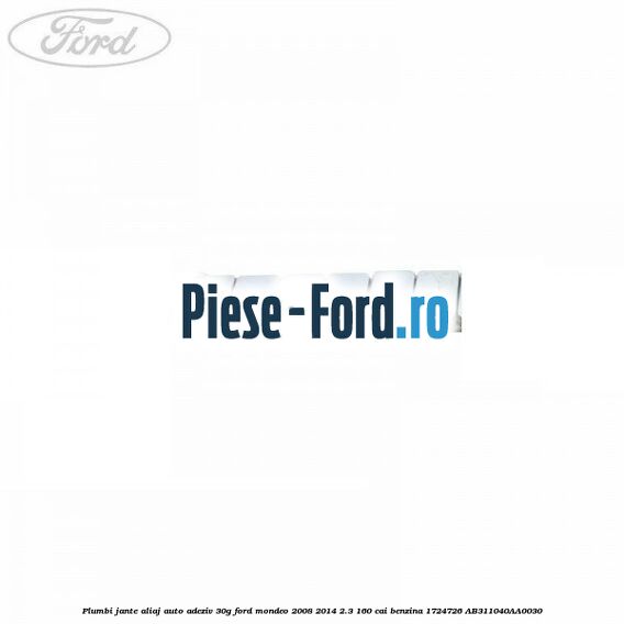 Plumbi jante aliaj auto-adeziv, 30g Ford Mondeo 2008-2014 2.3 160 cai benzina