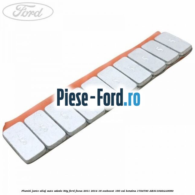 Plumbi jante aliaj auto-adeziv, 50g Ford Focus 2011-2014 1.6 EcoBoost 150 cai #D61E2B11BA Plumbi jante aliaj auto-adeziv, 50g Ford Focus 2011-2014 1.6 EcoBoost 150 cai #D61E2B11BA