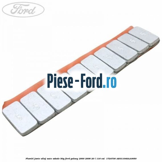 Plumbi jante aliaj auto-adeziv, 50g Ford Galaxy 2000-2006 2.0 i 116 cai #7346664BAF
