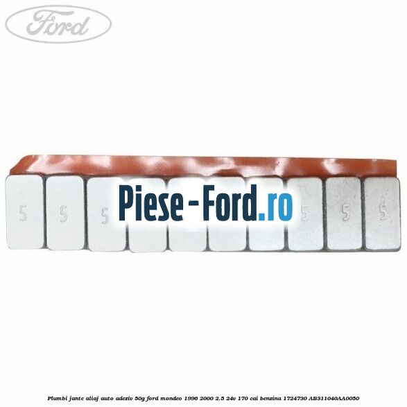 Plumbi jante aliaj auto-adeziv, 50g Ford Mondeo 1996-2000 2.5 24V 170 cai benzina #6378AE7735