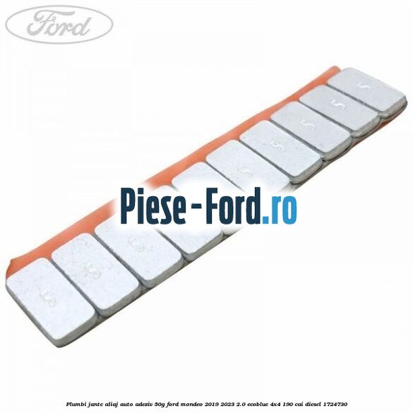 Plumbi jante aliaj auto-adeziv, 50g Ford Mondeo 2019-2023 2.0 EcoBlue 4x4 190 cai #F70A9A67B6