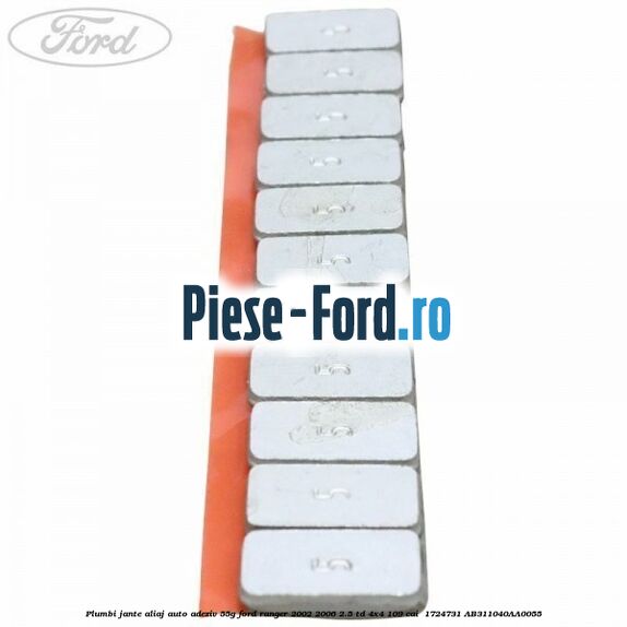 Plumbi jante aliaj auto-adeziv, 55g Ford Ranger 2002-2006 2.5 TD 4x4 109 cai  #40AEDEBA82