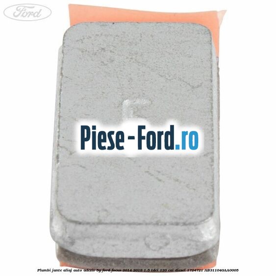 Plumbi jante aliaj auto-adeziv, 5g Ford Focus 2014-2018 1.5 TDCi 120 cai diesel