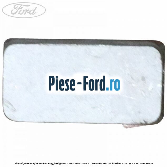 Plumbi jante aliaj auto-adeziv, 5g Ford Grand C-Max 2011-2015 1.0 EcoBoost 100 cai benzina #3B8B1B9B78