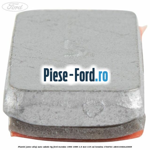 Plumbi jante aliaj auto-adeziv, 5g Ford Mondeo 1993-1996 1.8 4x4 115 cai benzina #7A50086413