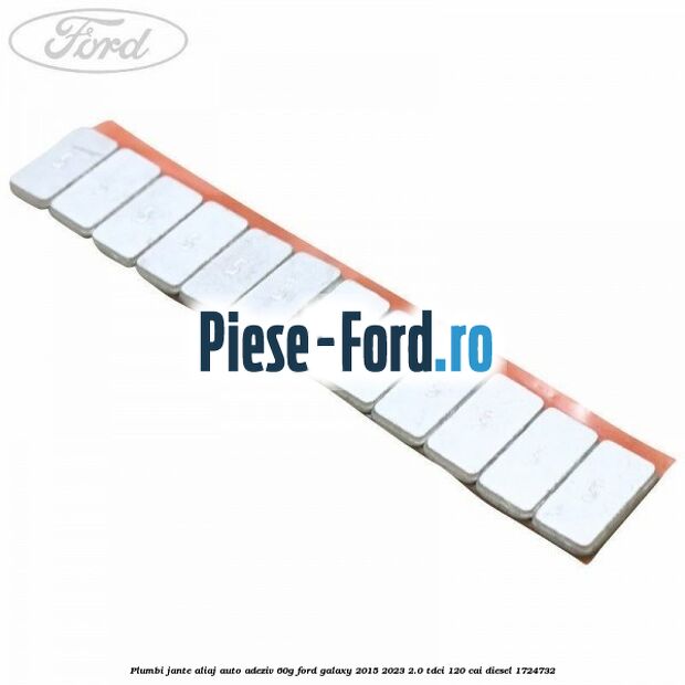 Plumbi jante aliaj auto-adeziv, 60g Ford Galaxy 2015-2023 2.0 TDCi 120 cai #85E90F5E8B