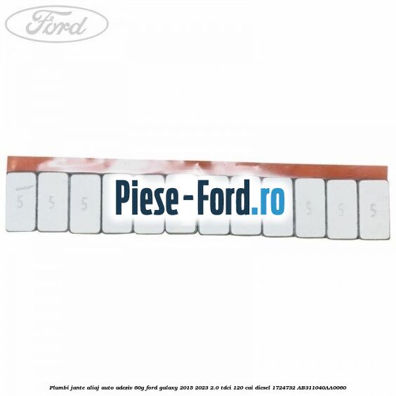Plumbi jante aliaj auto-adeziv, 60g Ford Galaxy 2015-2023 2.0 TDCi 120 cai diesel #85E90F5E8B