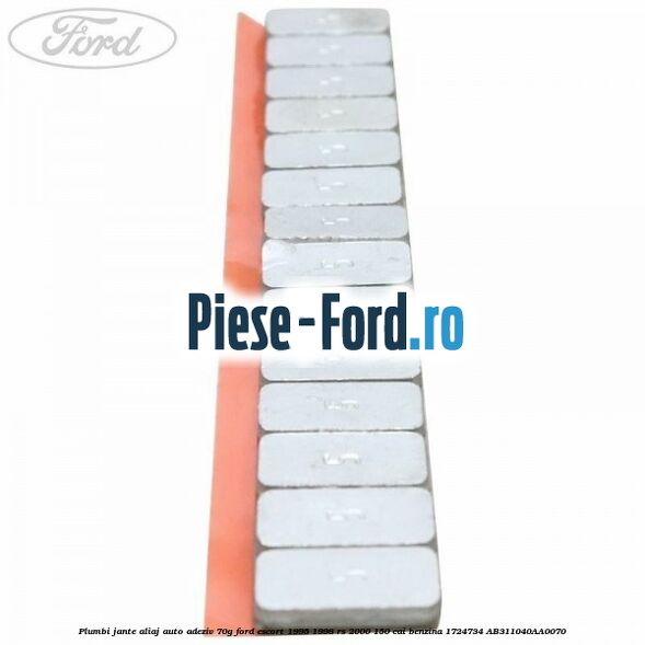 Plumbi jante aliaj auto-adeziv, 70g Ford Escort 1995-1998 RS 2000 150 cai benzina #6D0E29AEF5