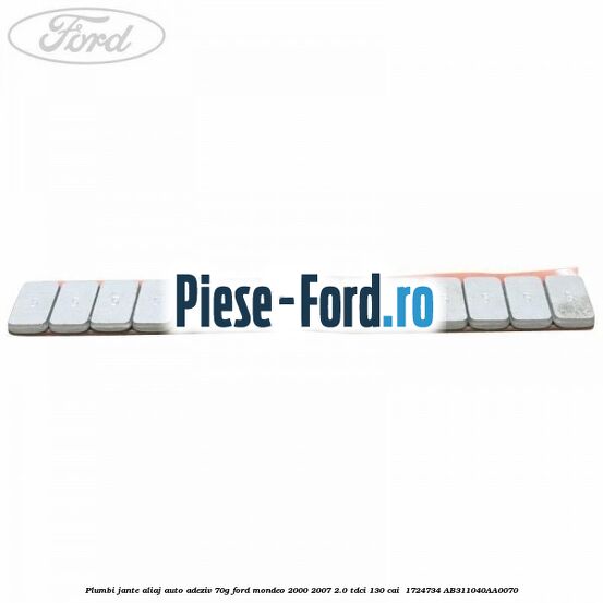 Plumbi jante aliaj auto-adeziv, 70g Ford Mondeo 2000-2007 2.0 TDCi 130 cai  #6129F6137F