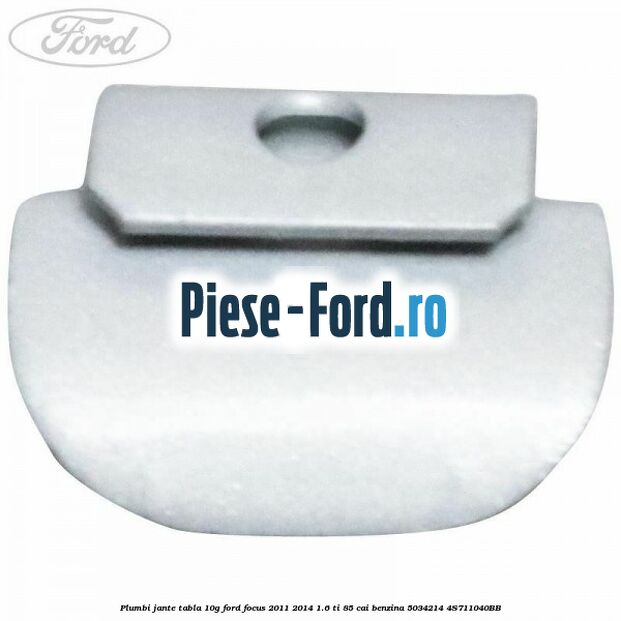 Plumbi jante aliaj, 60g Ford Focus 2011-2014 1.6 Ti 85 cai benzina