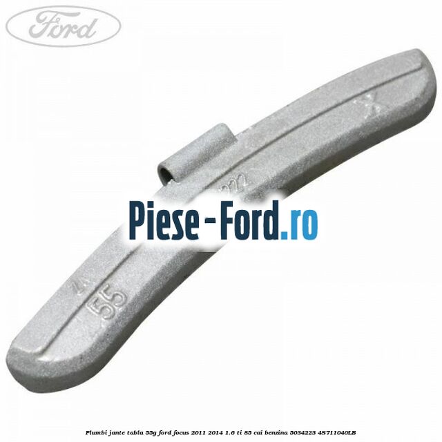 Plumbi jante tabla, 50g Ford Focus 2011-2014 1.6 Ti 85 cai benzina