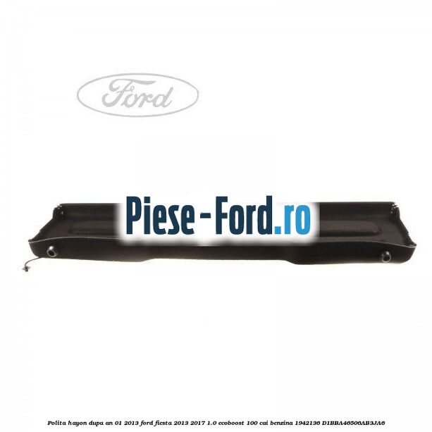 Polita hayon dupa an 01/2013 Ford Fiesta 2013-2017 1.0 EcoBoost 100 cai benzina