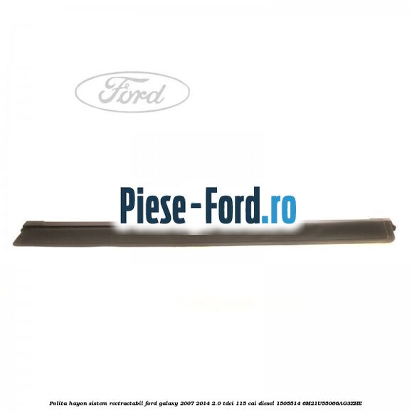Polita hayon sistem rectractabil Ford Galaxy 2007-2014 2.0 TDCi 115 cai diesel #9E711E2554