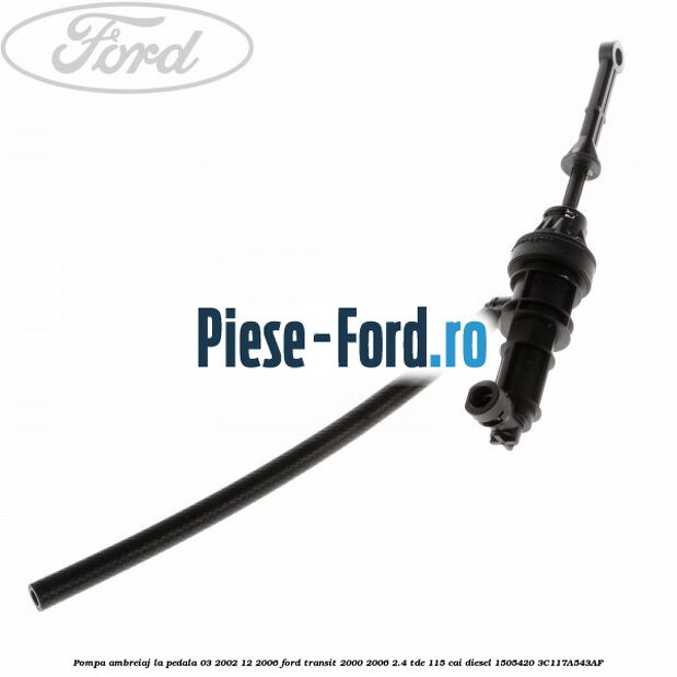 Pompa ambreiaj la pedala (03/2002-12/2006) Ford Transit 2000-2006 2.4 TDE 115 cai diesel #2007505B39