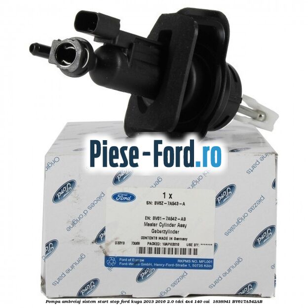 Pompa ambreiaj sistem start stop Ford Kuga 2013-2016 2.0 TDCi 4x4 140 cai  #8DB88FAF63