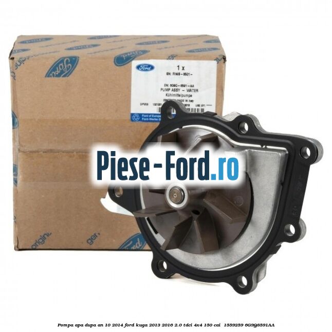 Pompa apa dupa an 10/2014 Ford Kuga 2013-2016 2.0 TDCi 4x4 150 cai  #6E338FB7DC