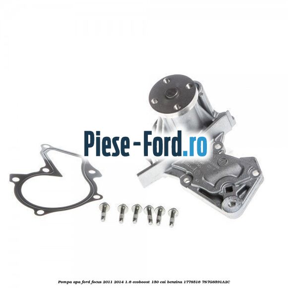 Pompa apa Ford Focus 2011-2014 1.6 EcoBoost 150 cai #A2A3204687 Pompa apa Ford Focus 2011-2014 1.6 EcoBoost 150 cai benzina #A2A3204687