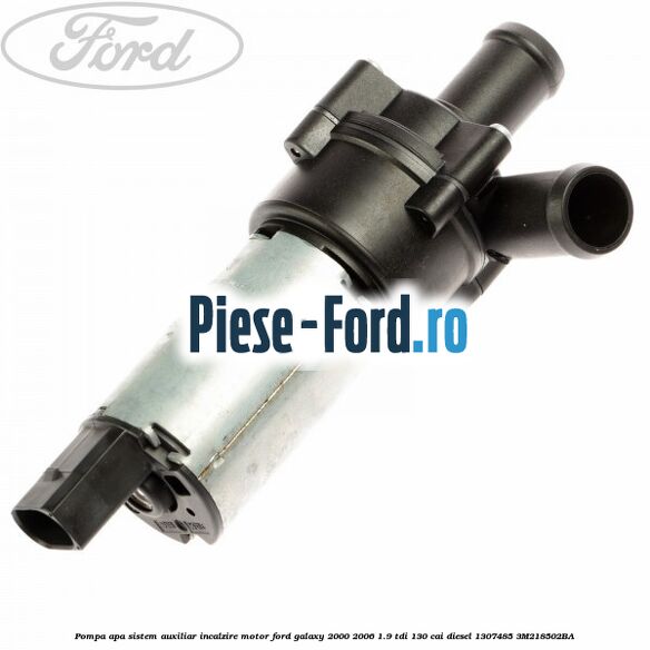 Pompa apa sistem auxiliar incalzire motor Ford Galaxy 2000-2006 1.9 TDI 130 cai diesel #2444FA3B7D