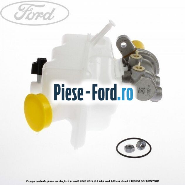Piulita prindere amplificator franare sau maneta frana mana Ford Transit 2006-2014 2.2 TDCi RWD 100 cai diesel