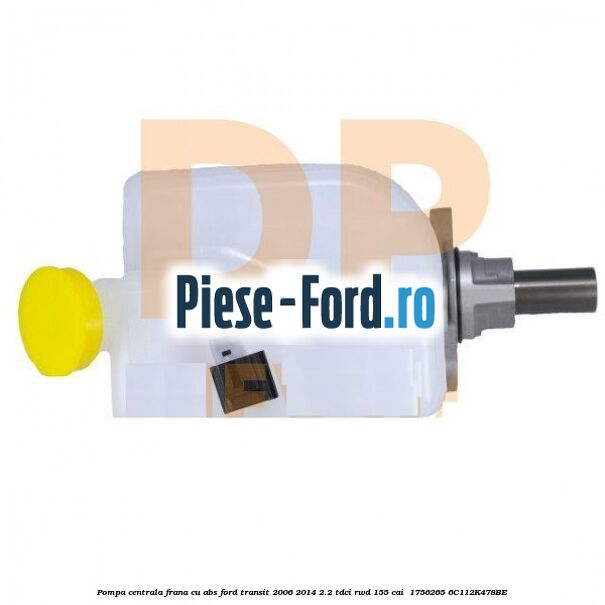 Pompa centrala frana cu abs Ford Transit 2006-2014 2.2 TDCi RWD 155 cai  #B27A03FD96