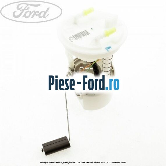 Garnitura pompa combustibil diametru 122 mm Ford Fusion 1.6 TDCi 90 cai diesel