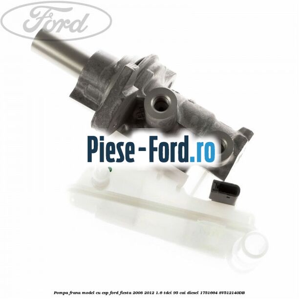 Piulita prindere cablu de frana de mana Ford Fiesta 2008-2012 1.6 TDCi 95 cai diesel