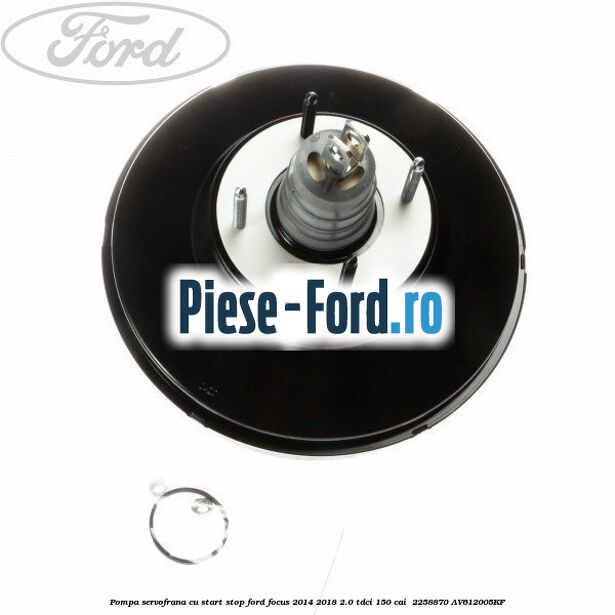 Pompa servofrana cu start stop Ford Focus 2014-2018 2.0 TDCi 150 cai  #F7FF15DD5D