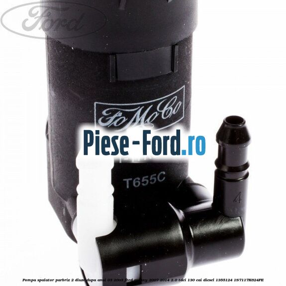 Pompa spalator parbriz 2 diuze dupa anul 03/2003 Ford Galaxy 2007-2014 2.0 TDCi 130 cai #7AA2D63C73 Pompa spalator parbriz 2 diuze dupa anul 03/2003 Ford Galaxy 2007-2014 2.0 TDCi 130 cai diesel #7AA2D63C73