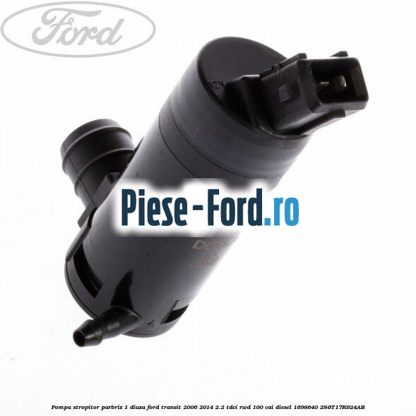Pompa stropitor parbriz 1 diuza Ford Transit 2006-2014 2.2 TDCi RWD 100 cai diesel #7FD2501419