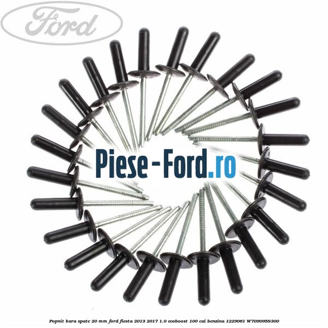 Popnit bara spate 20 mm Ford Fiesta 2013-2017 1.0 EcoBoost 100 cai benzina