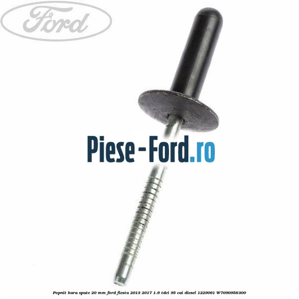 Popnit bara spate 20 mm Ford Fiesta 2013-2017 1.6 TDCi 95 cai diesel