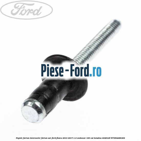 Popnit furtun intercooler, furtun aer Ford Fiesta 2013-2017 1.0 EcoBoost 100 cai benzina